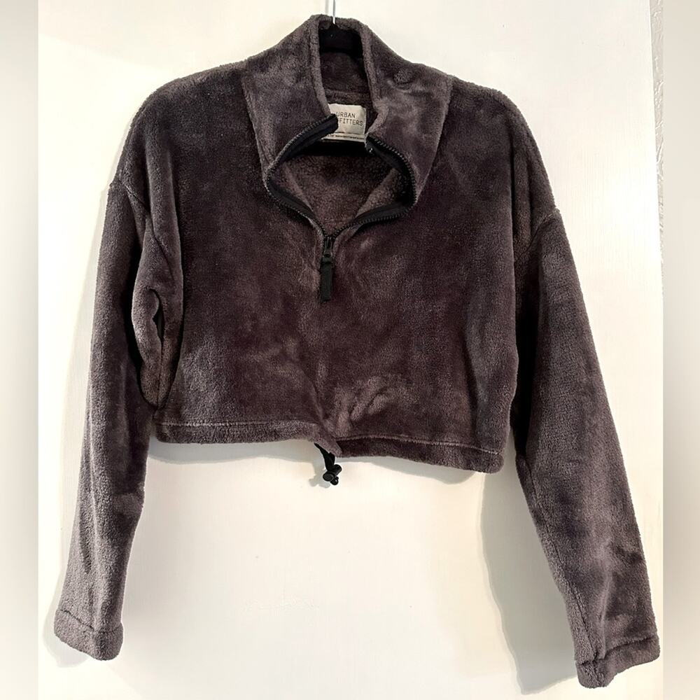 Urban Outfitters Fleece Crop Top Shirt